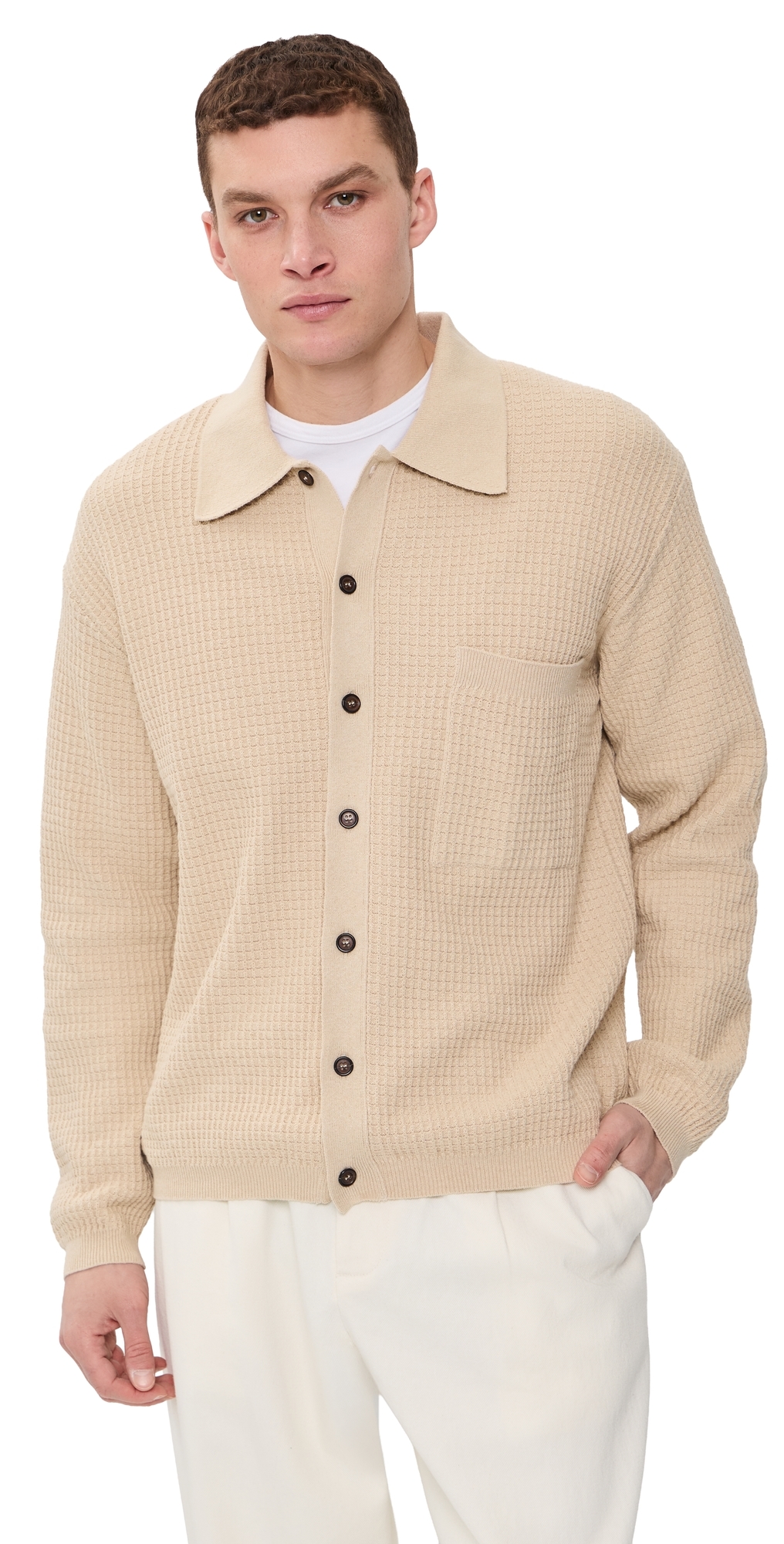 Cotton Knit Jacket