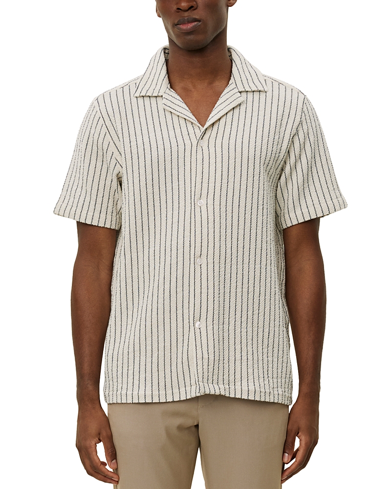 Striped Sweater Camp Shirt