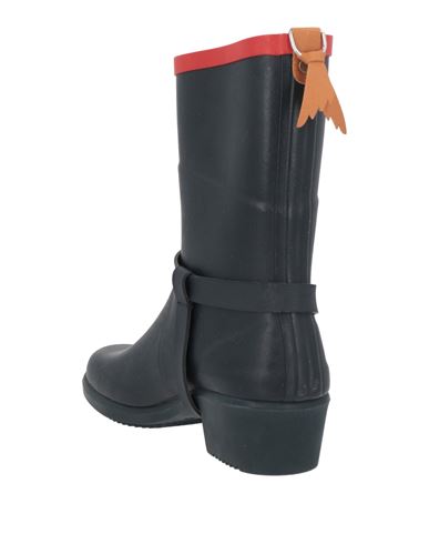 Man Boot Navy Size 8 Rubber