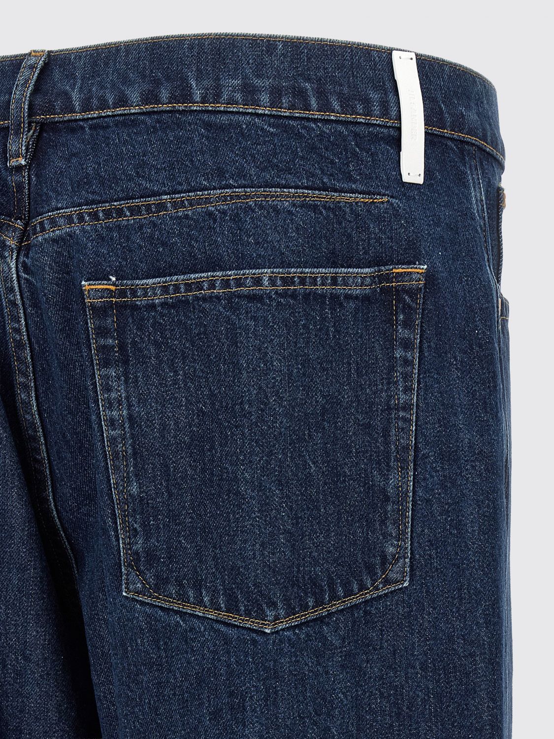 Mid-Rise Wide-Leg Jeans in Cotton Denim