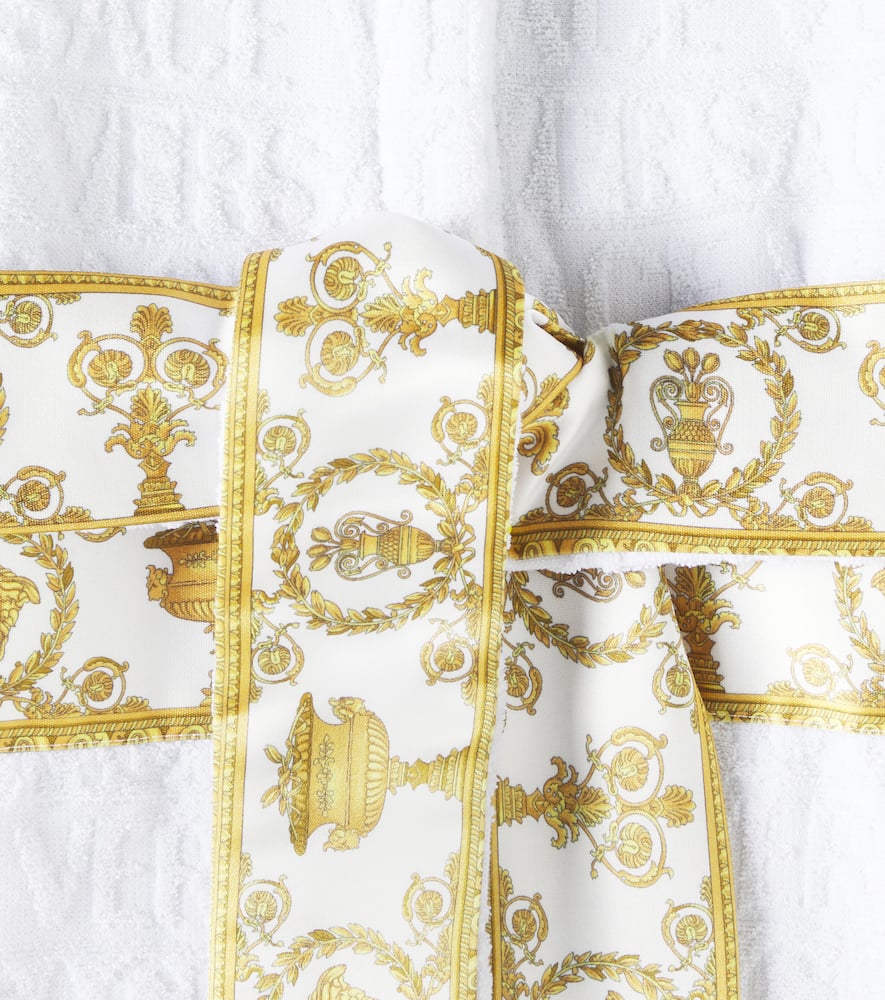 Versace Kids Baroque bathrobe