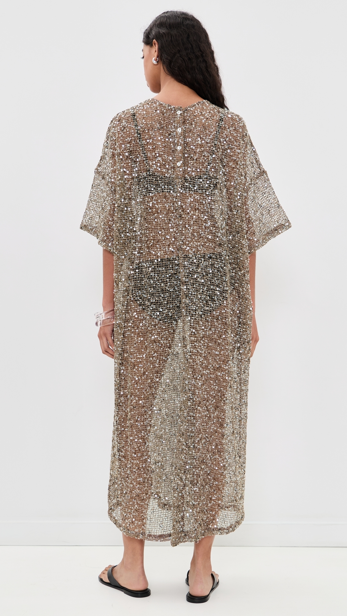 Ivette Sequin Dress Mocha