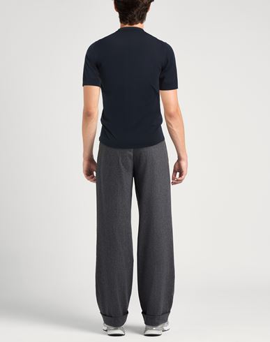 The Fine Essentials Man Sweater Midnight blue Size 36 Sea island cotton