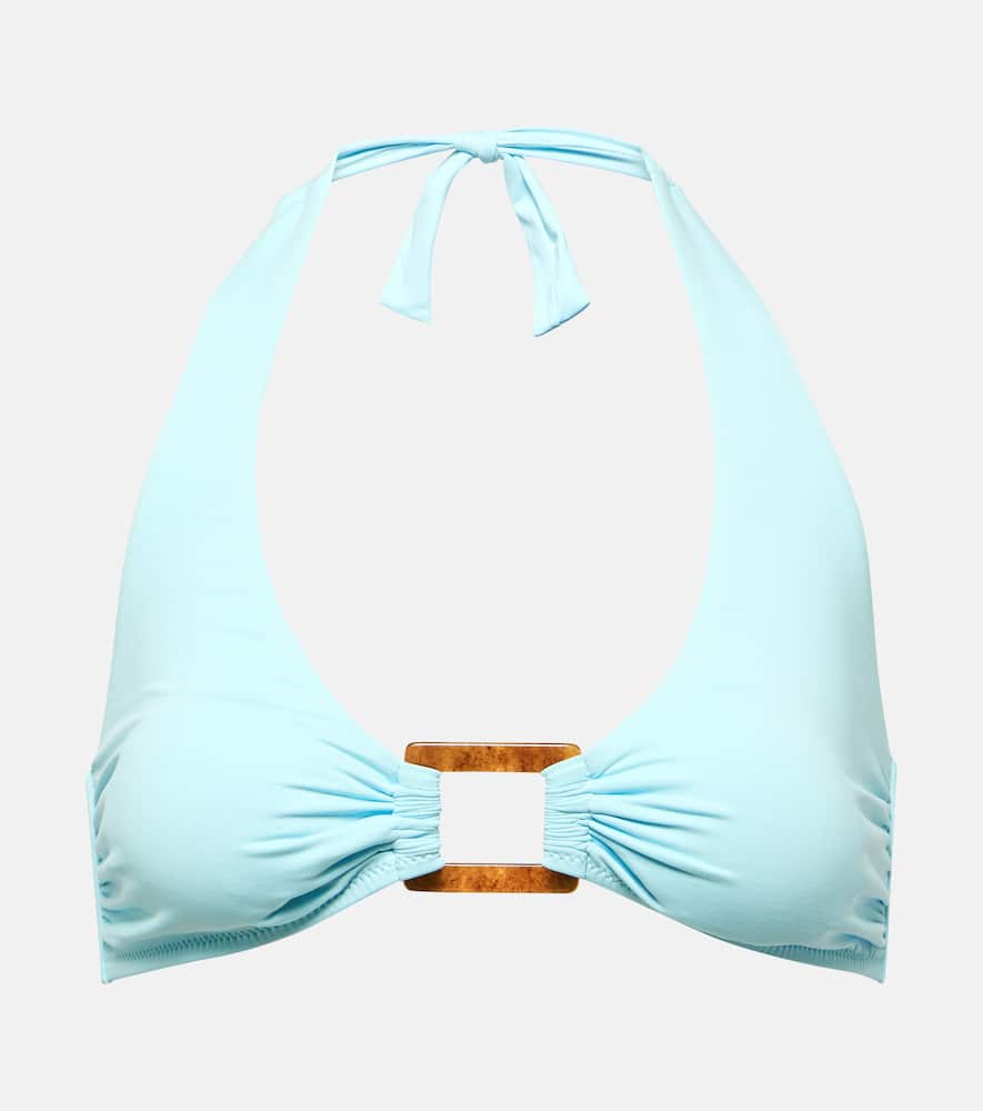 Paris ring-detail bikini top