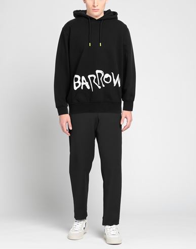 Man Sweatshirt Black Size M Cotton