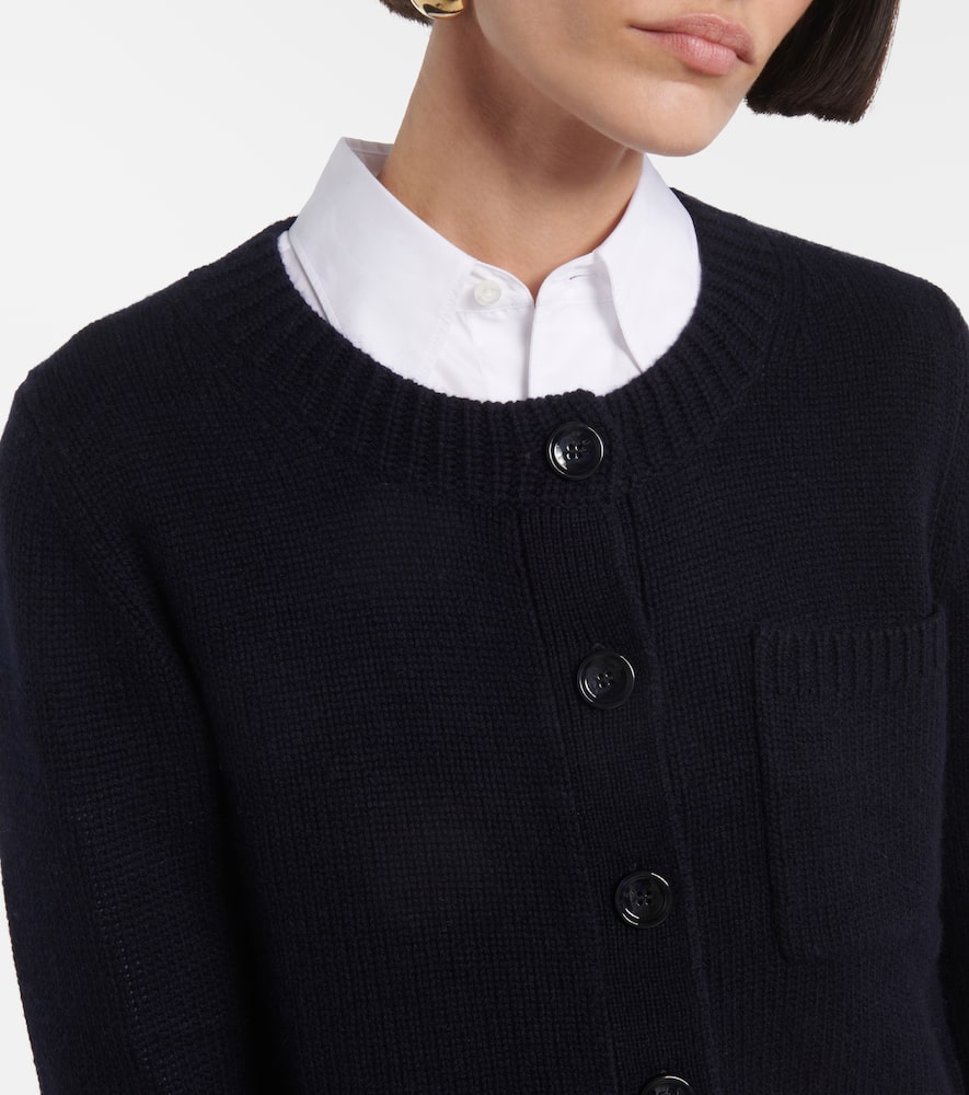 Wool and cashmere cardigan
