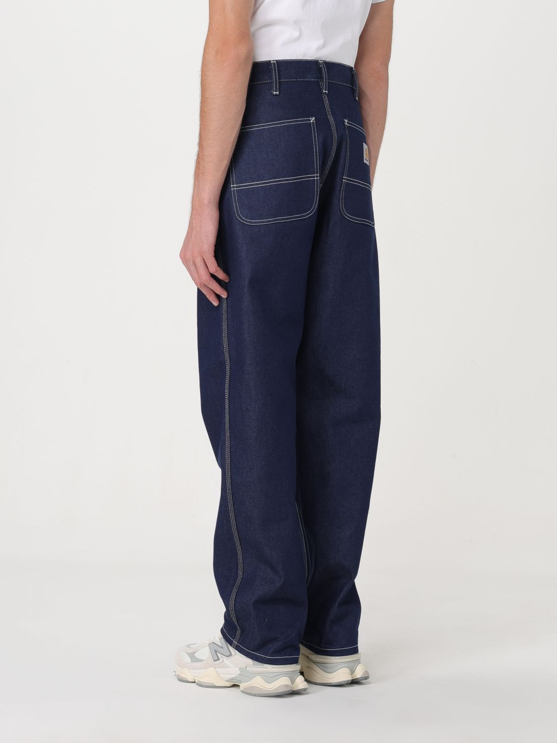 Pants Men color Blue