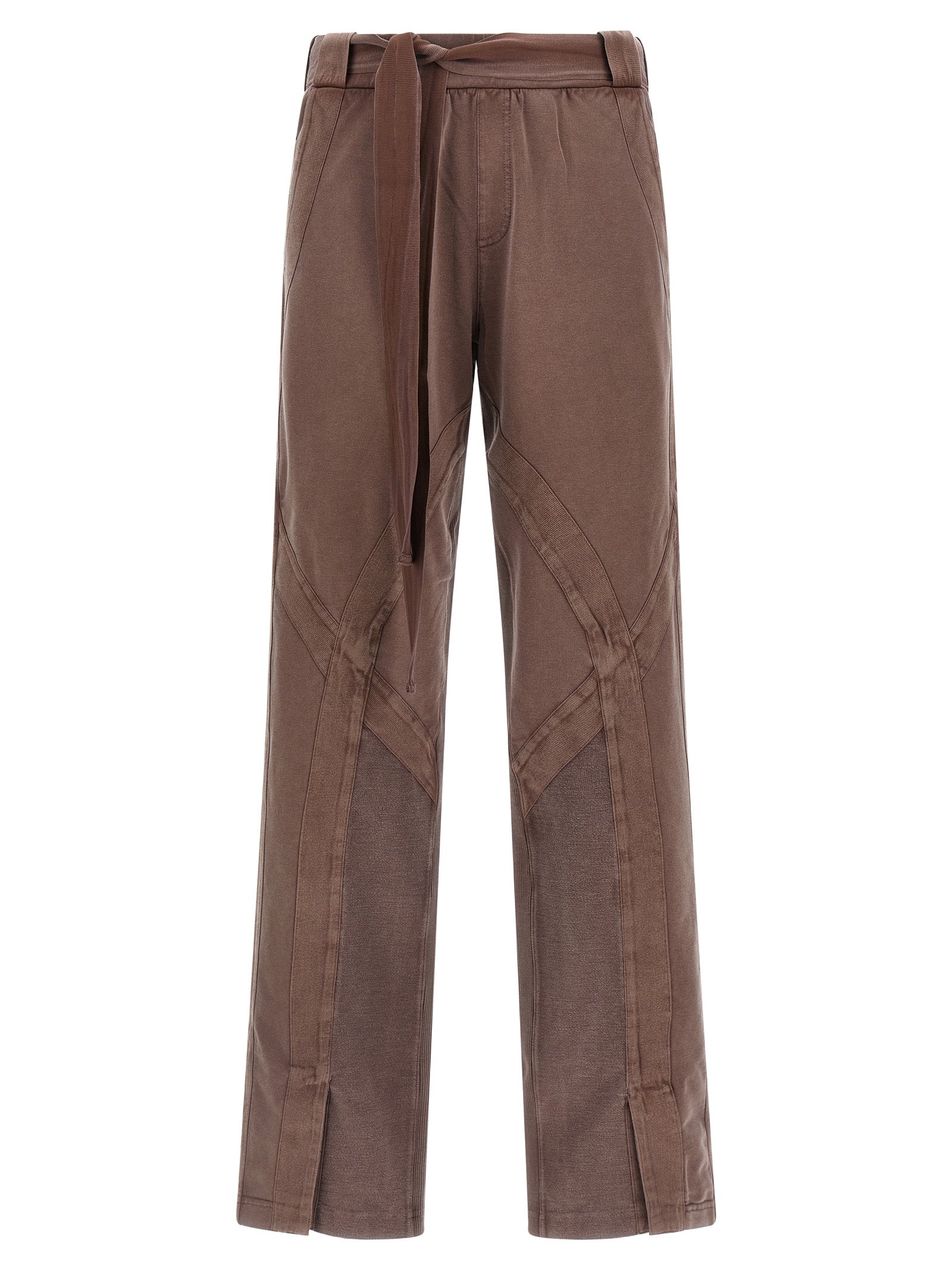 Cotton Casual Trousers — Brown