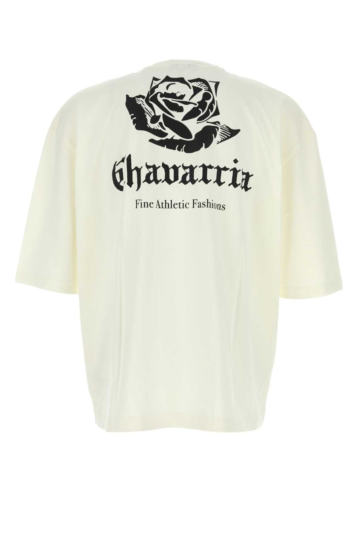 Adidas By Willy Chavarria Ivory Cotton Adidas By Willy Chavarria Oversize T Shirt