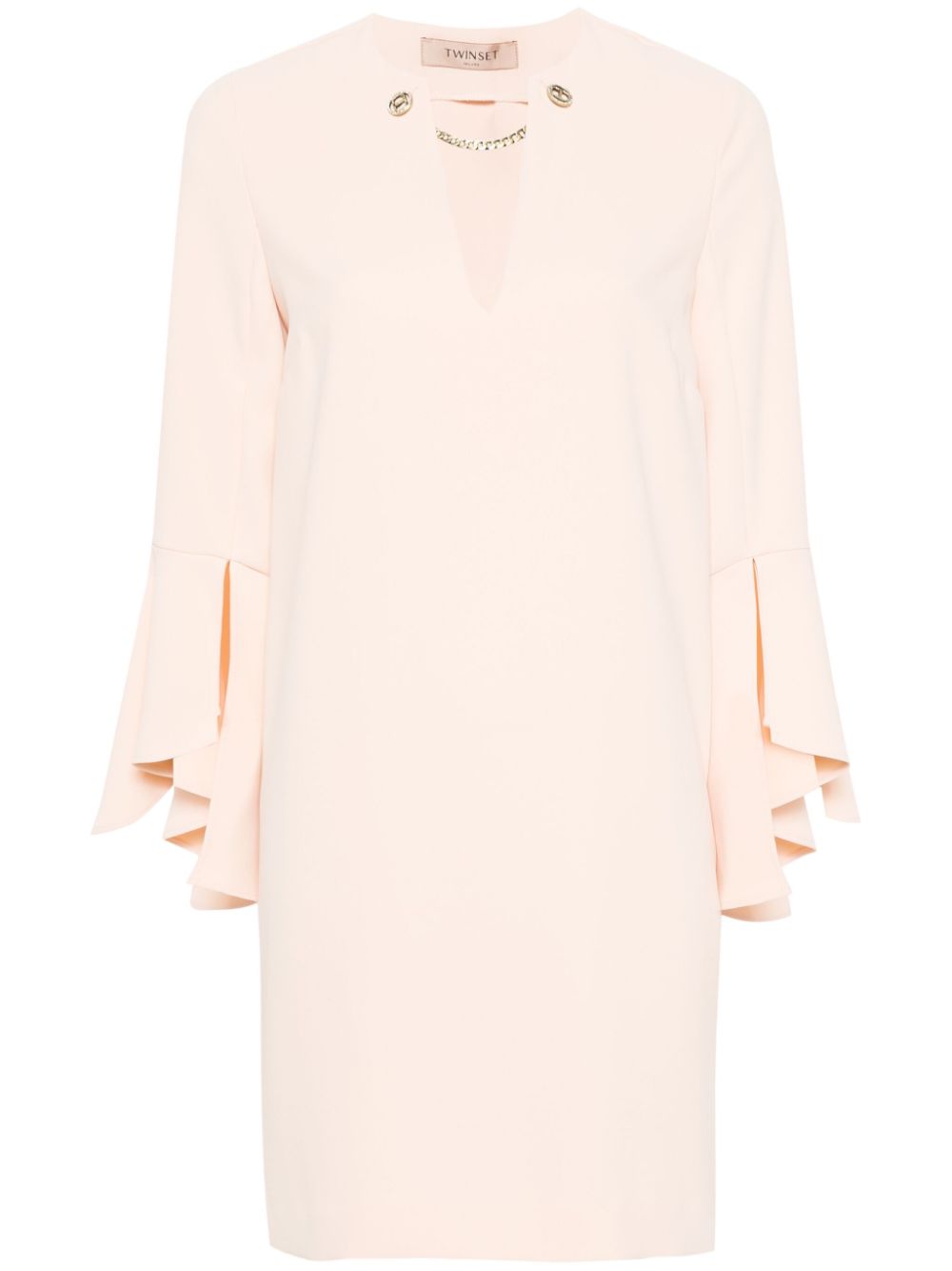 Cady crepe mini dress - Neutrals