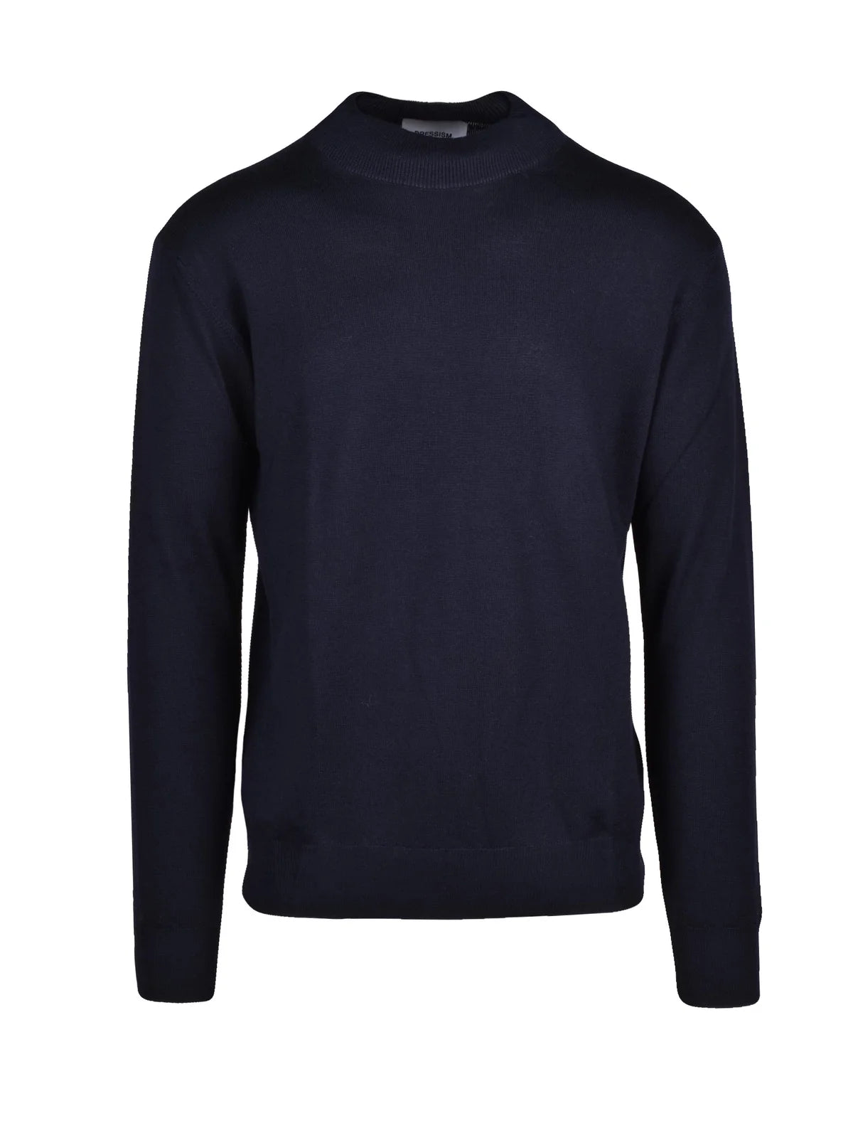 Multicolor Turtleneck Knit Sweater with High Neck Design