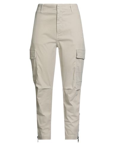 Woman Pants Beige Size 25 Organic cotton, Recycled elastane