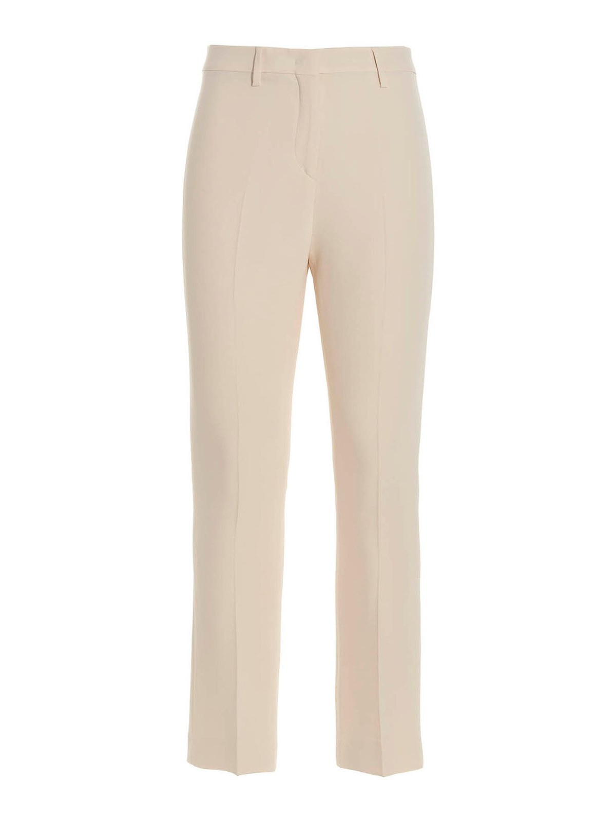 Pants with pleat