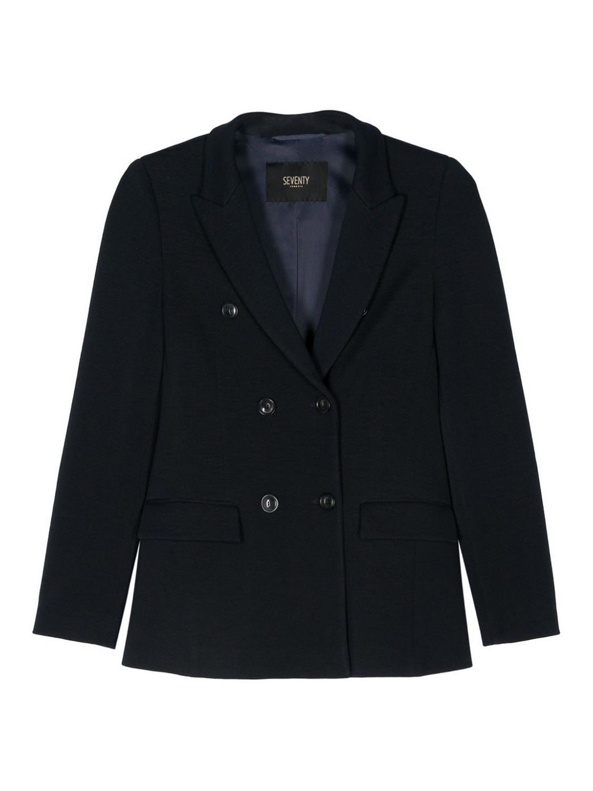 Dark Blue Double Breasted Blazer
