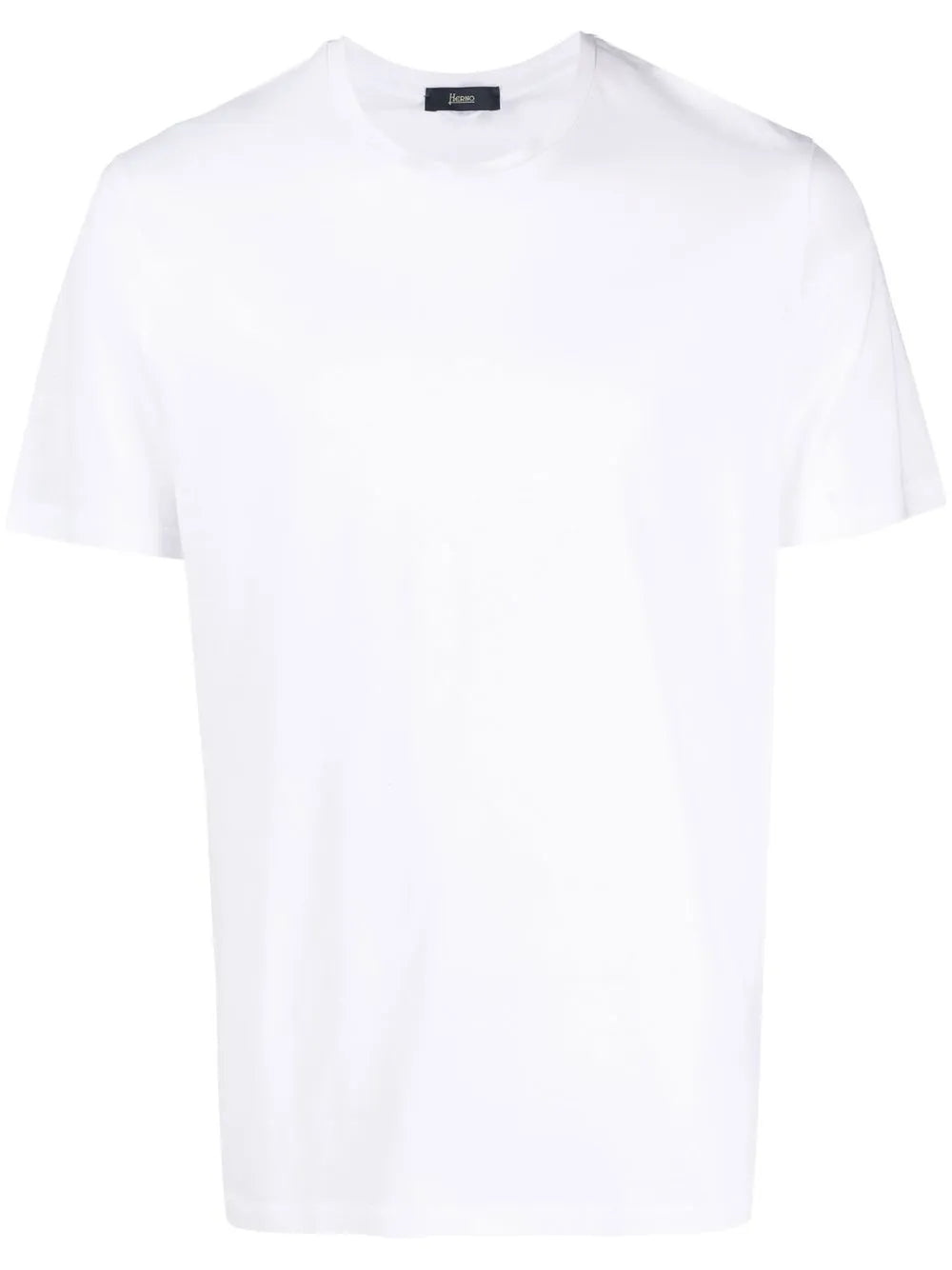 Logo-Plaque Cotton T-Shirt — white