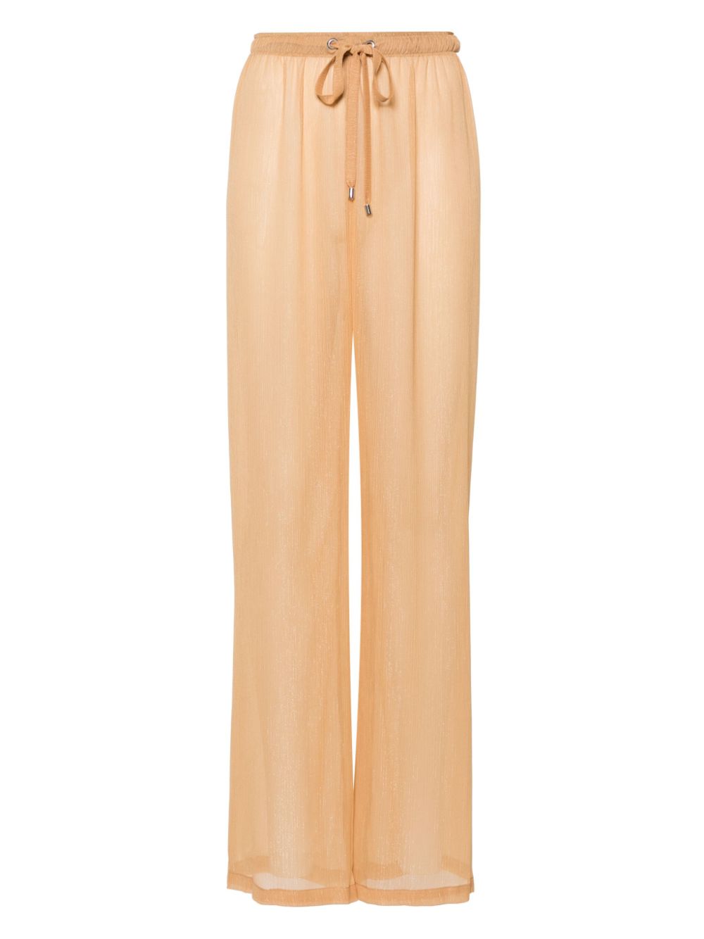 Aria lurex trousers - Brown