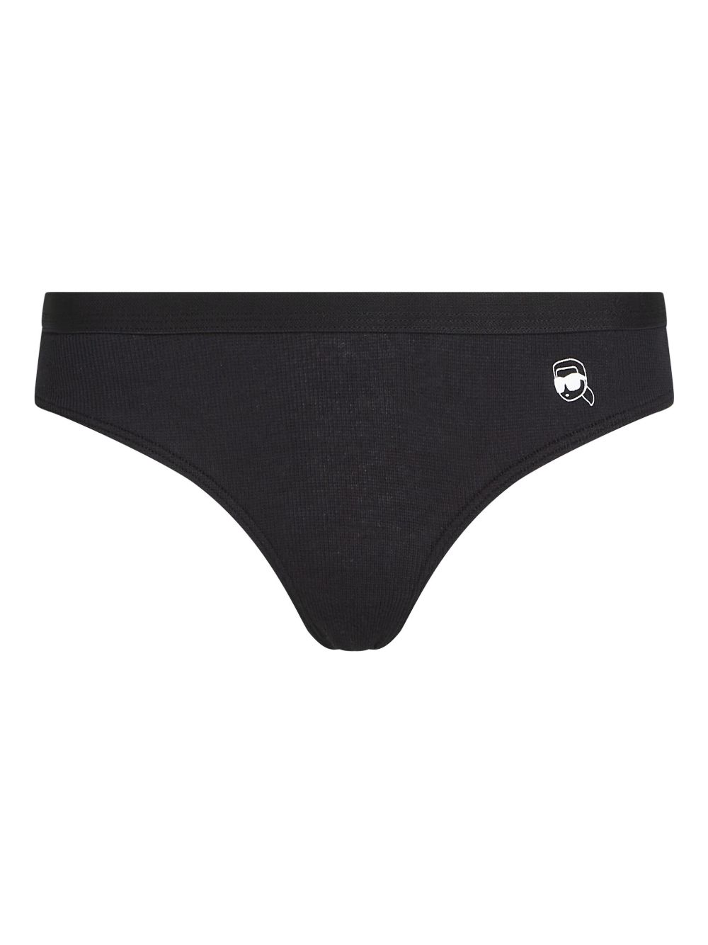 Karl Lagerfeld Ikon ribbed briefs - Black