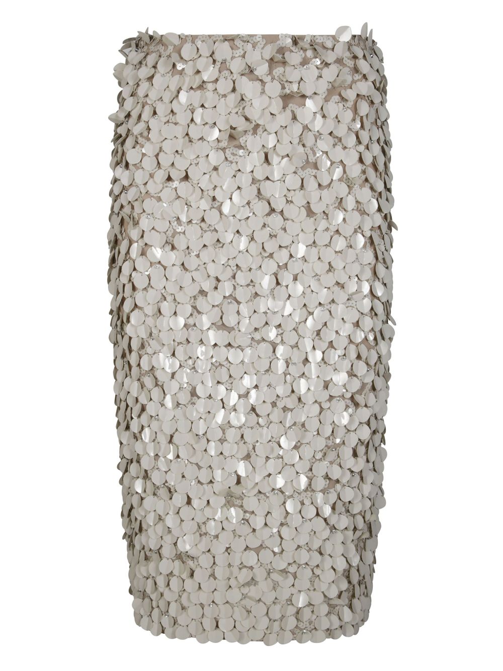 P.A.R.O.S.H. paillette-embellished skirt - Grey