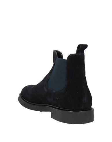 Man Ankle boots Midnight blue Size 12 Leather