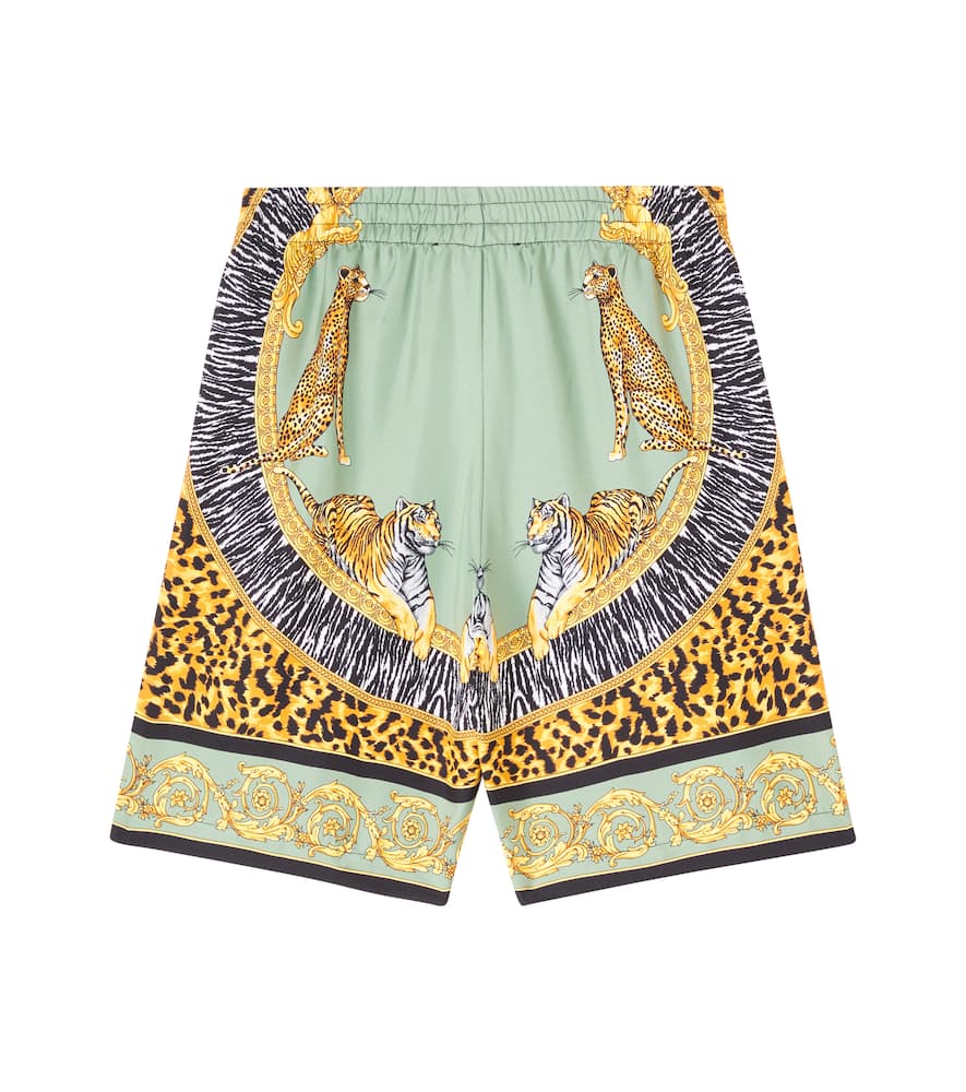 Wild Cats silk shorts