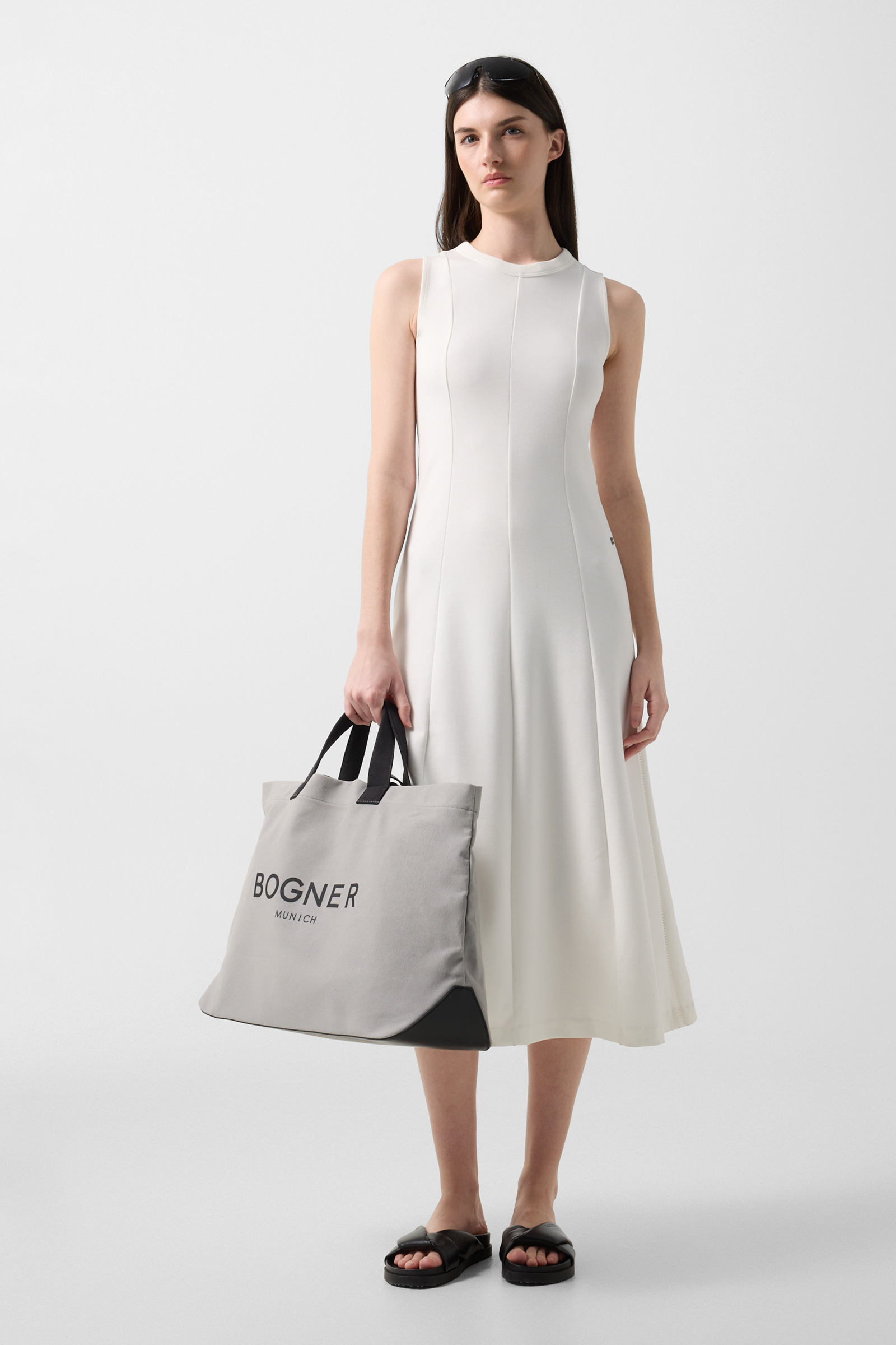 BOGNER Rebecca jersey dress for women - Off-White