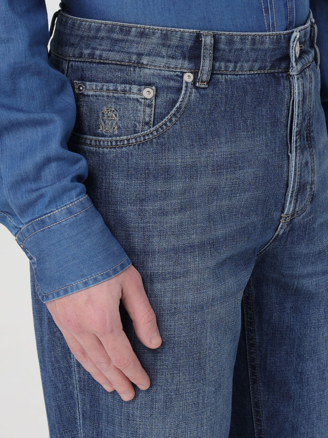 Jeans Men color Blue 1