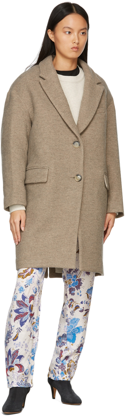 Brown Wool Limiza Coat