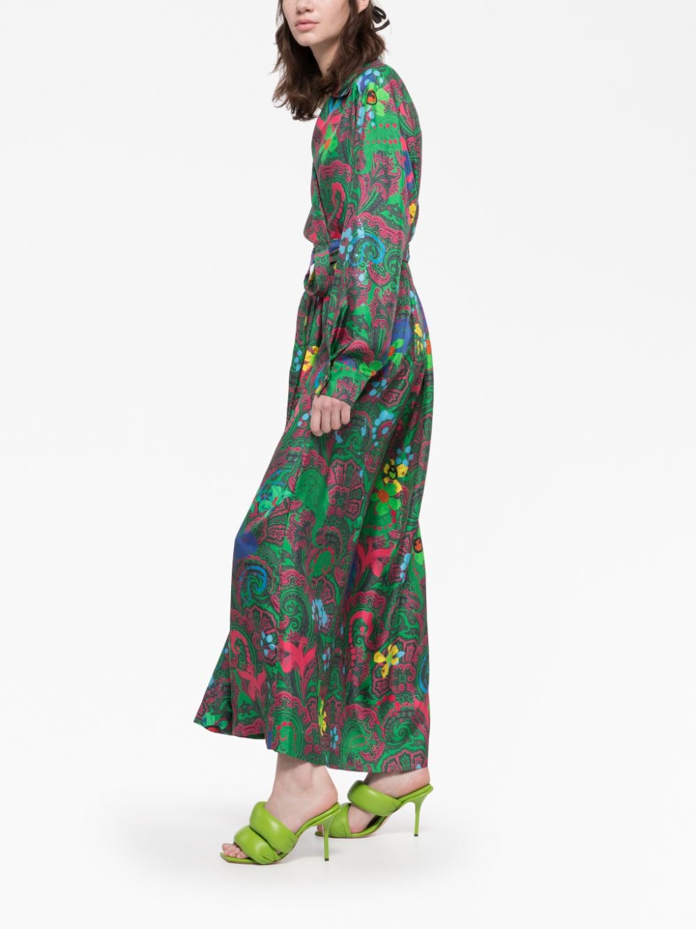 Az Factory Pre Paisley Print Long Wrap Dre