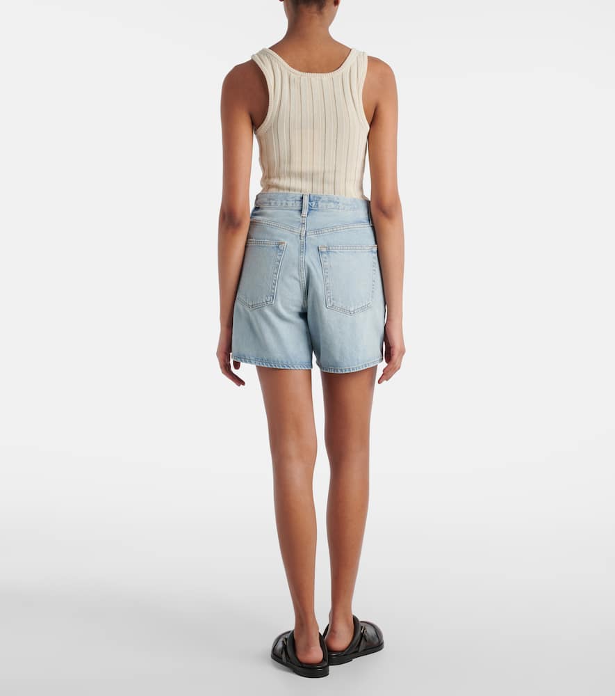 V-Waist Bermuda shorts