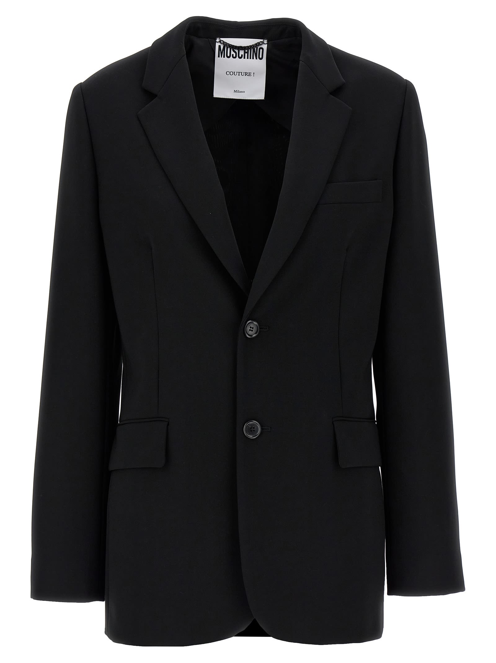 Single-Breasted Martingale Blazer