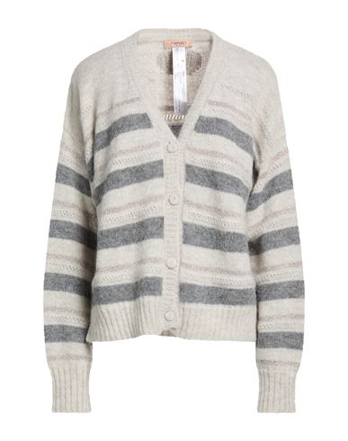 Woman Cardigan Grey Size M Polyamide, Alpaca wool, Viscose, Polyester
