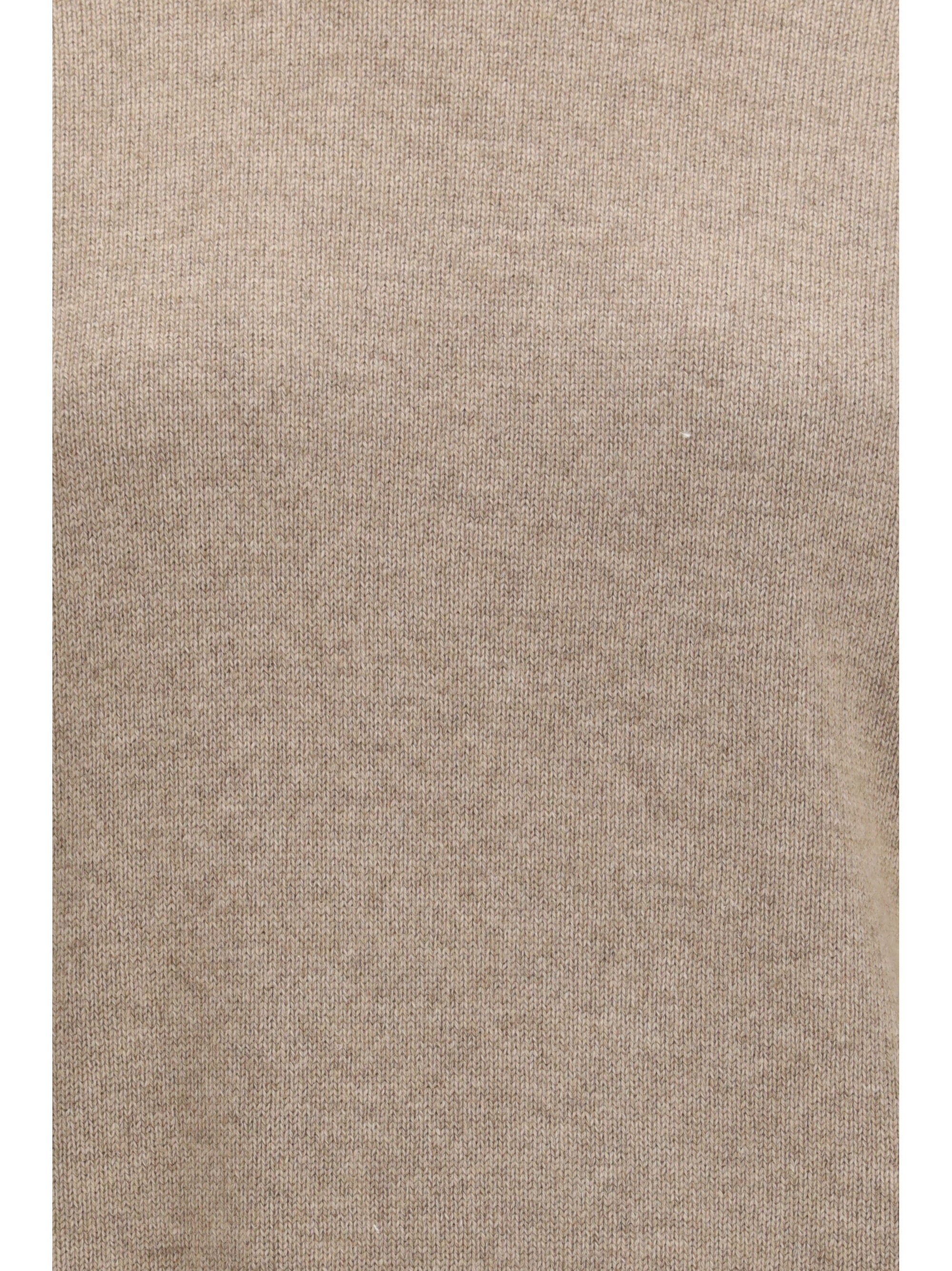 Cashmere Turtleneck Sweater — Brown