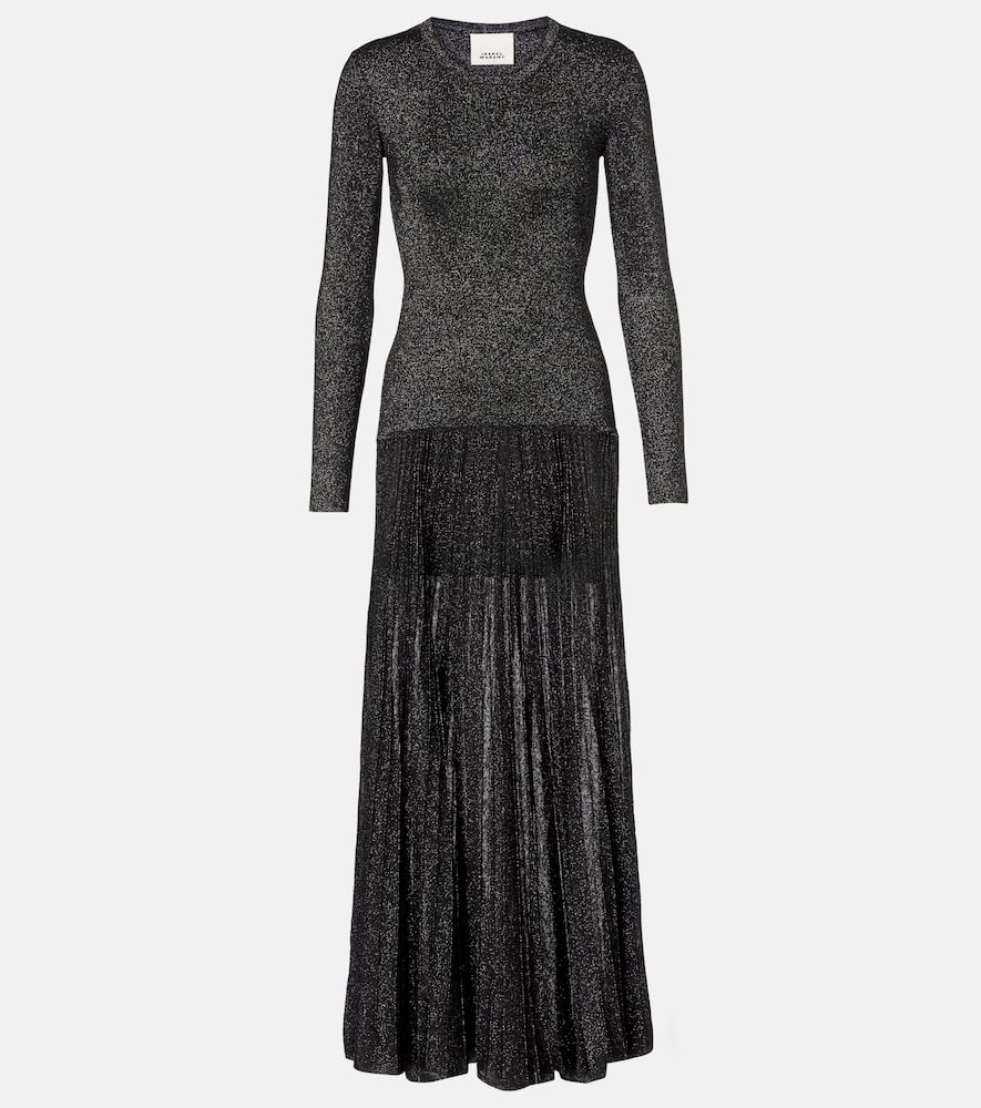Guetty pleated maxi dress