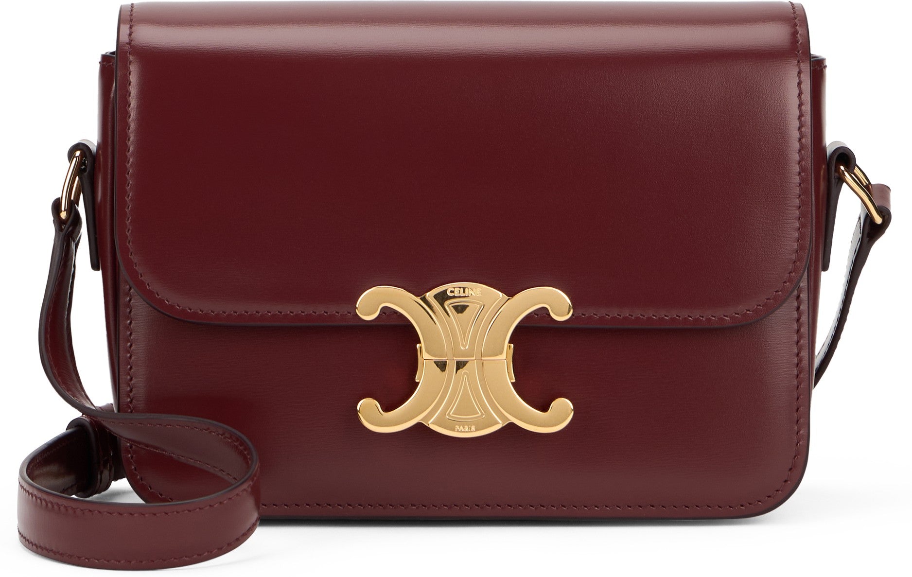 Teen Triomphe Bag in Shiny Calfskin