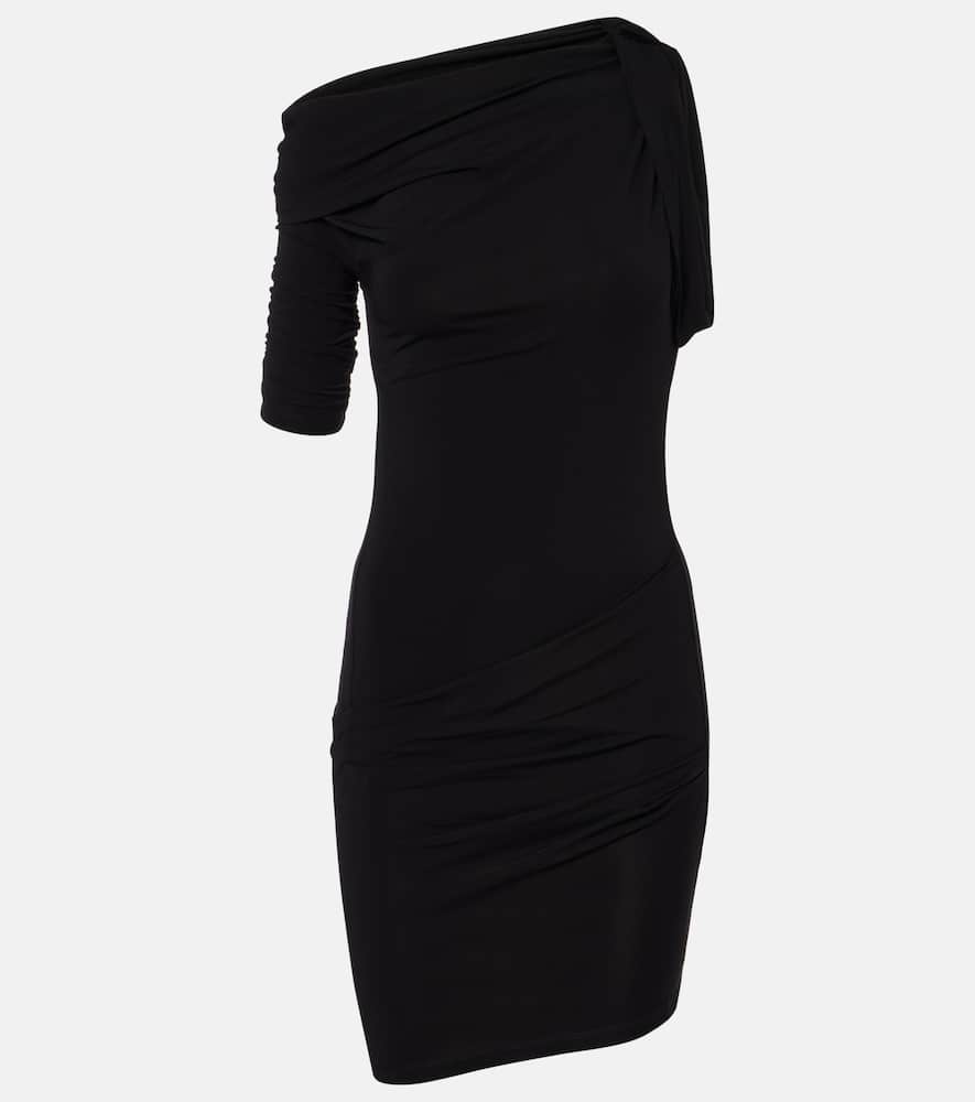 Drapeado jersey minidress