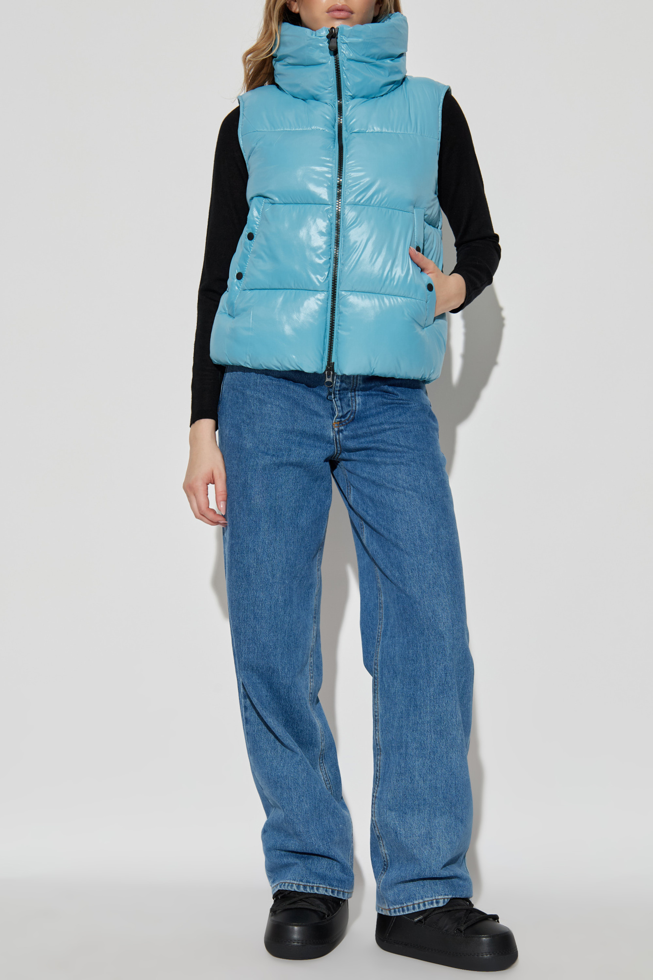 Insulated Vest "Ama", Women's, Blue