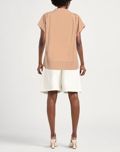 Woman Top Camel Size 4 Cotton