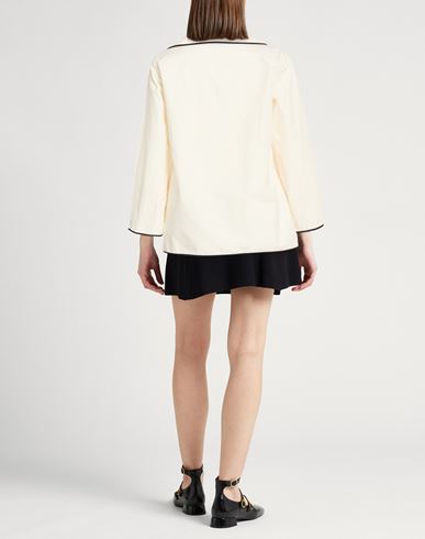 Woman Top Ivory Size 2 Cotton