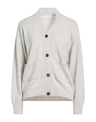 Collezione N_01 Woman Cardigan Light grey Size S Merino Wool