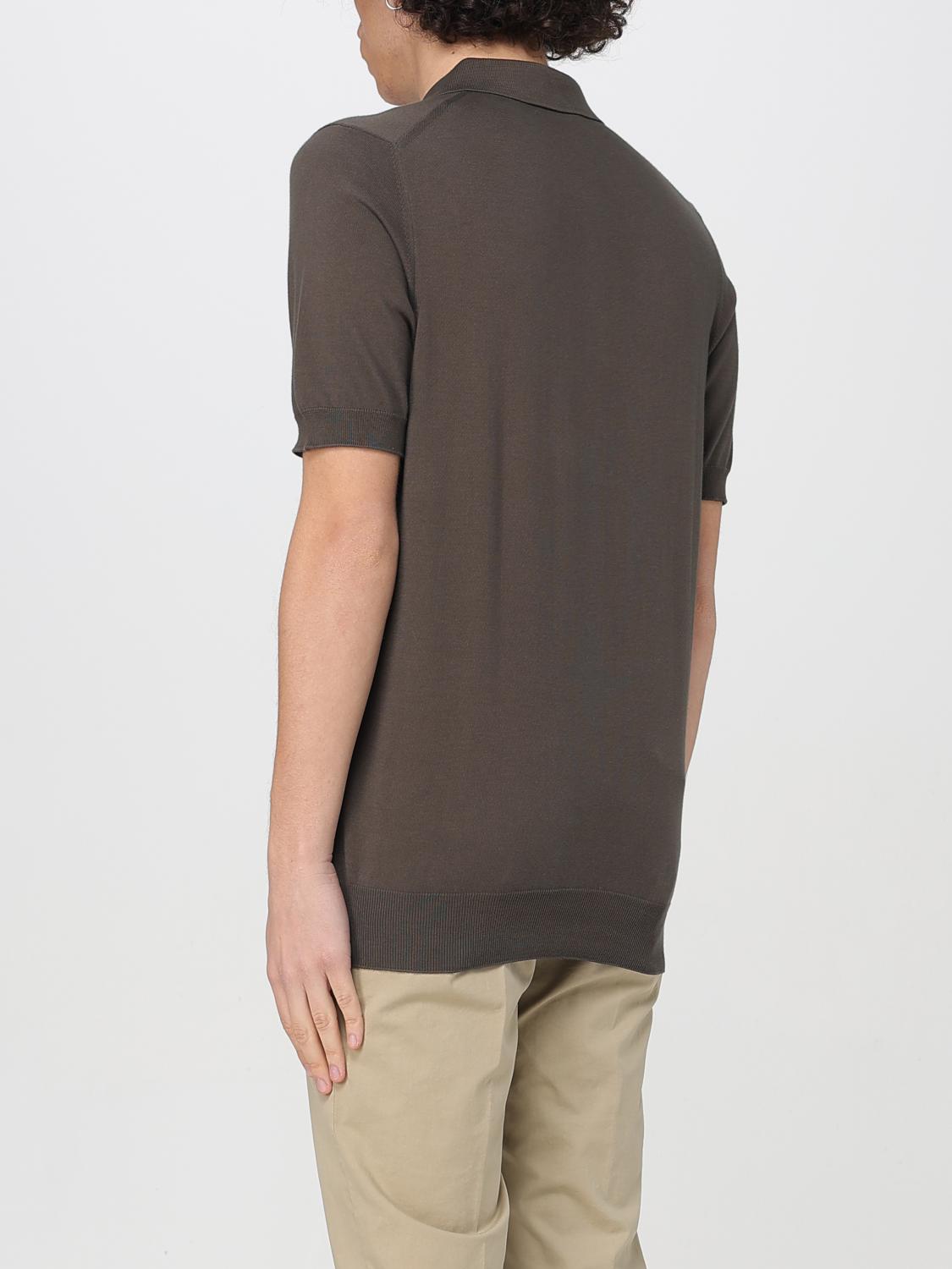 Polo Shirt FAY Men color Brown