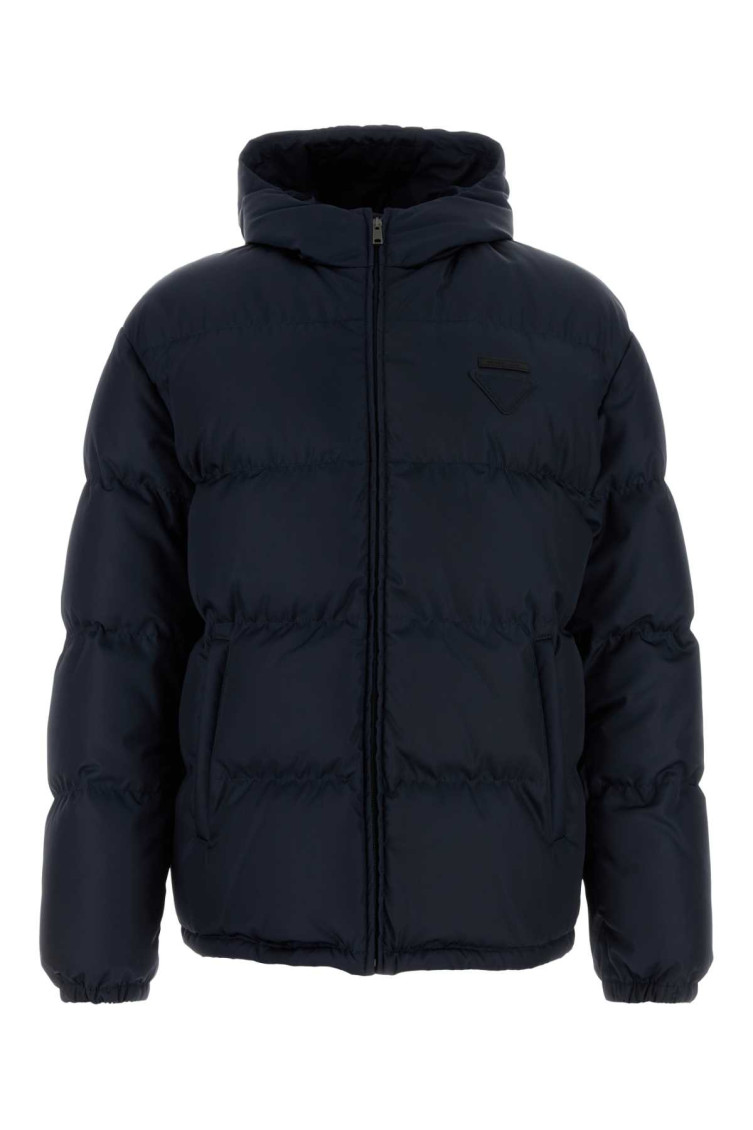 Medium-weight Hooded Re-Nylon Down Jacket