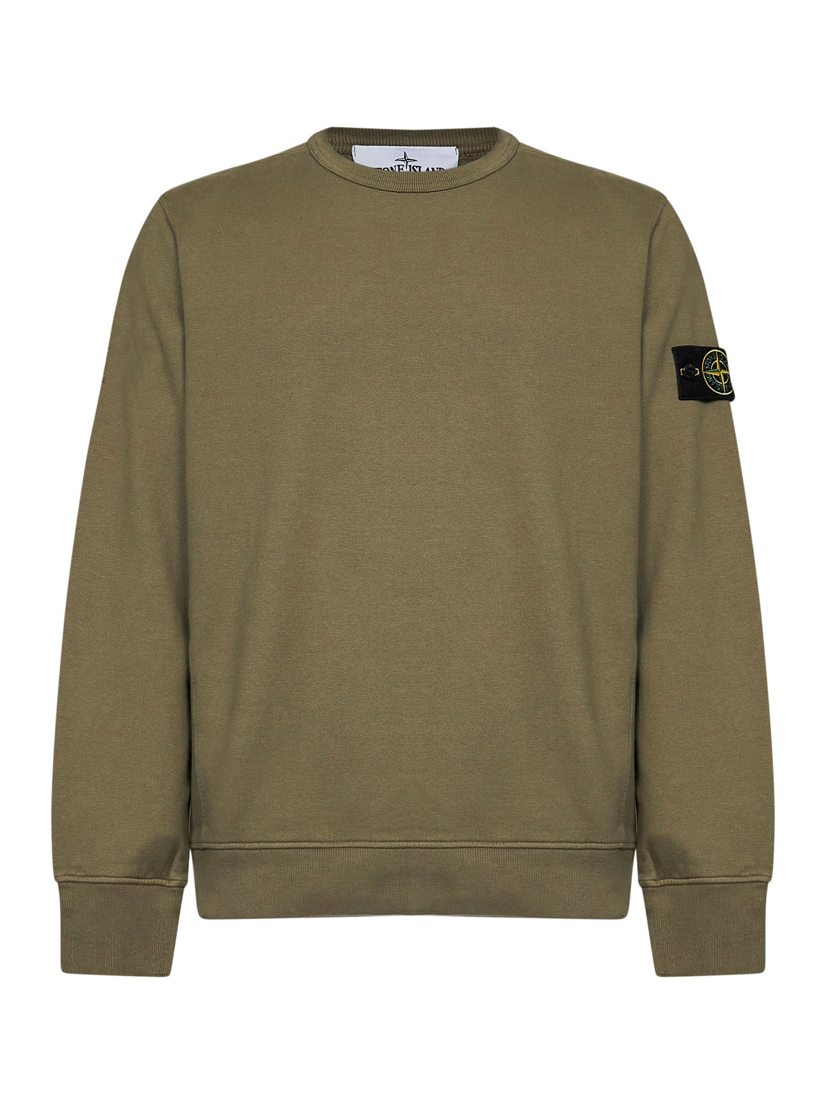 Organic Stretch Cotton Sweatshirt — Green