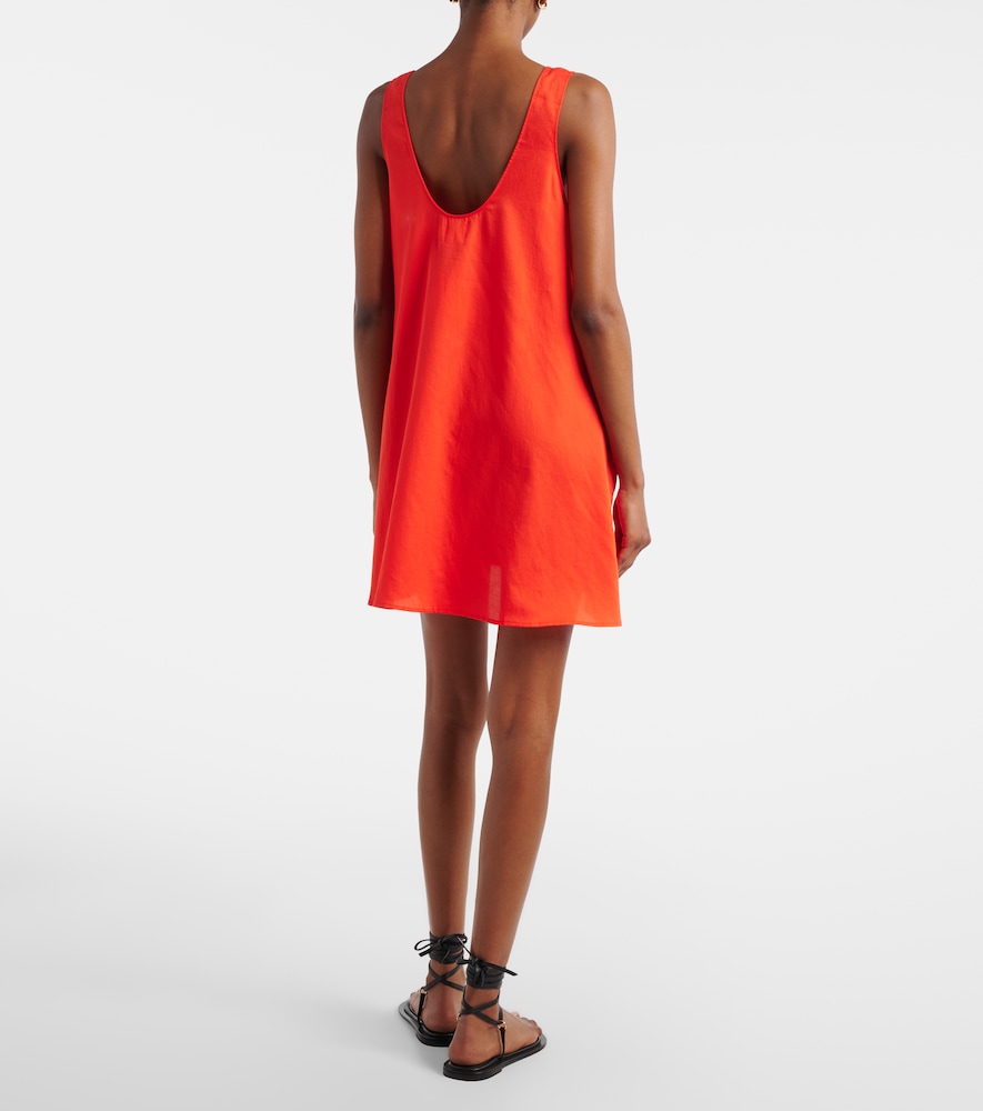 Yoko cotton poplin minidress