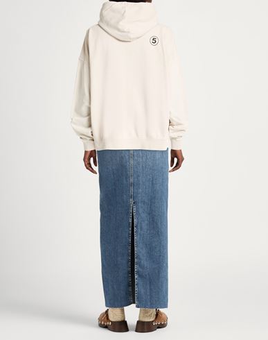 Woman Sweatshirt Beige Size S Cotton