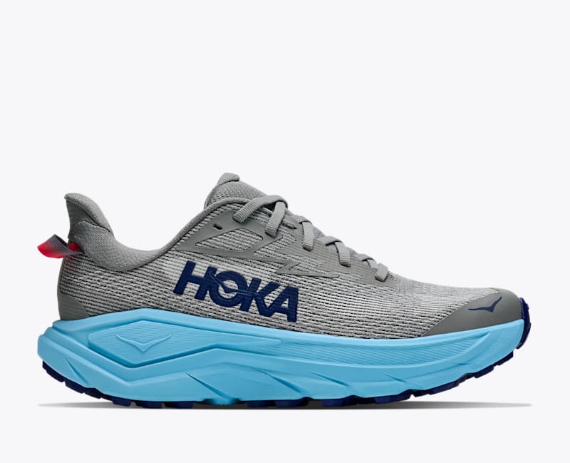 HOKA Women's Challenger 8 Shoes in Galactic Grey/Soaring Blue
