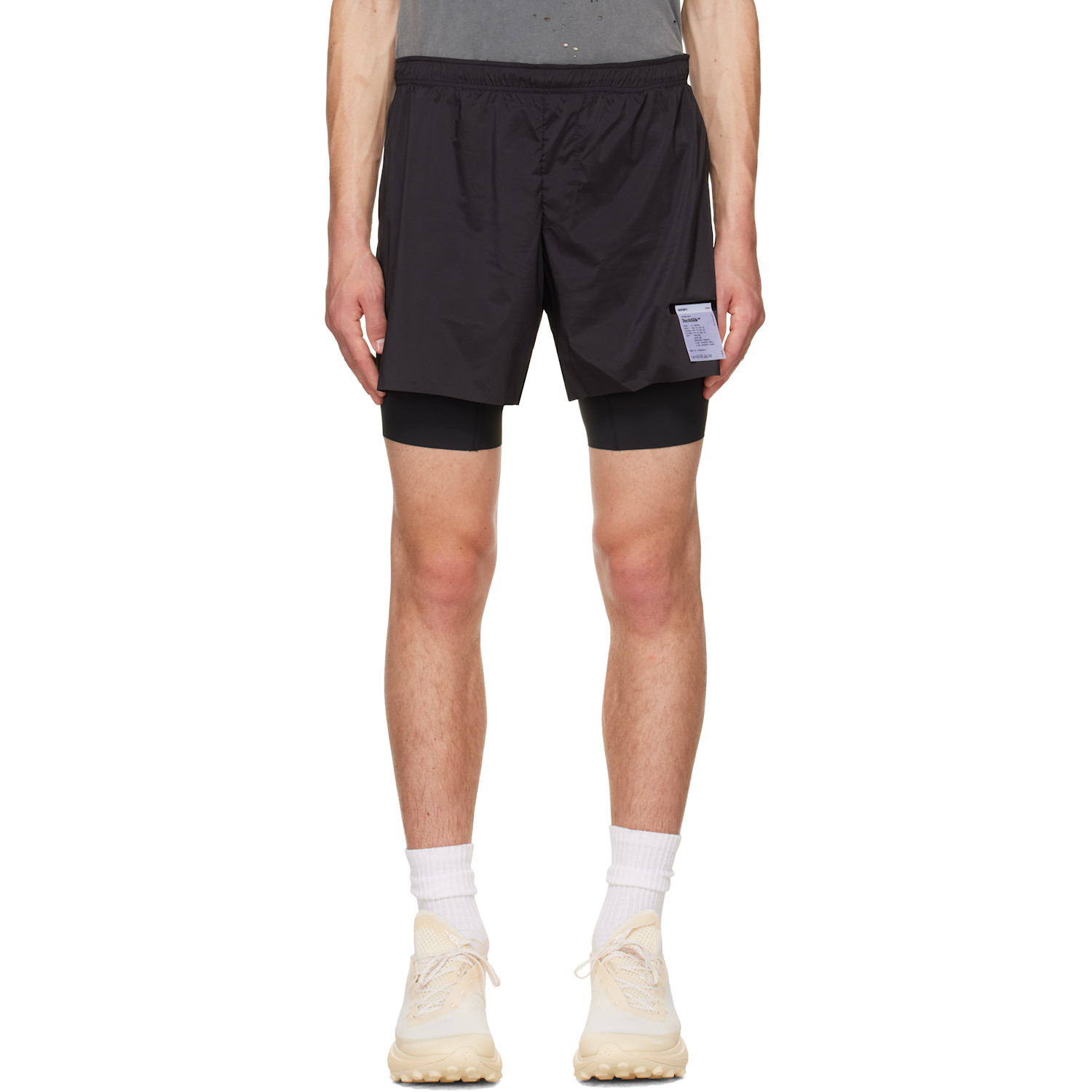Black TechSilk Shorts
