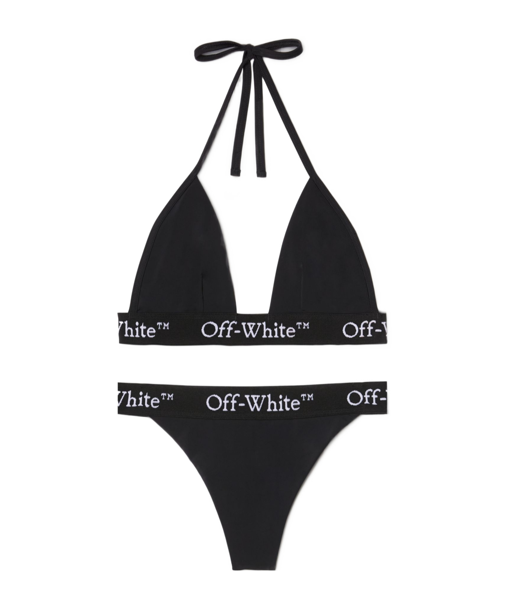 Logo-band bikini