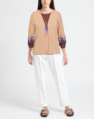 Gold Woman Sweater Camel Size L Viscose, Polyester, Polyamide
