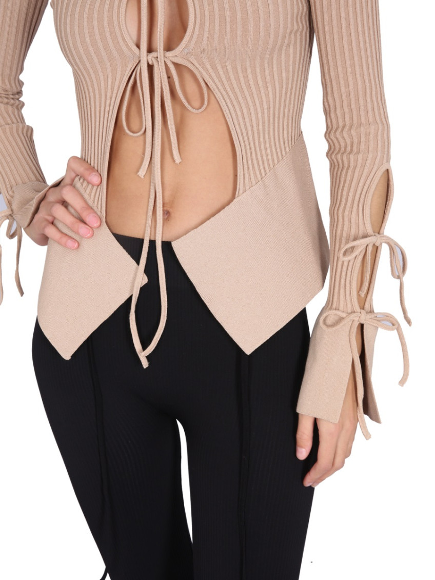 ANDREĀDAMO Knitted Cardigan