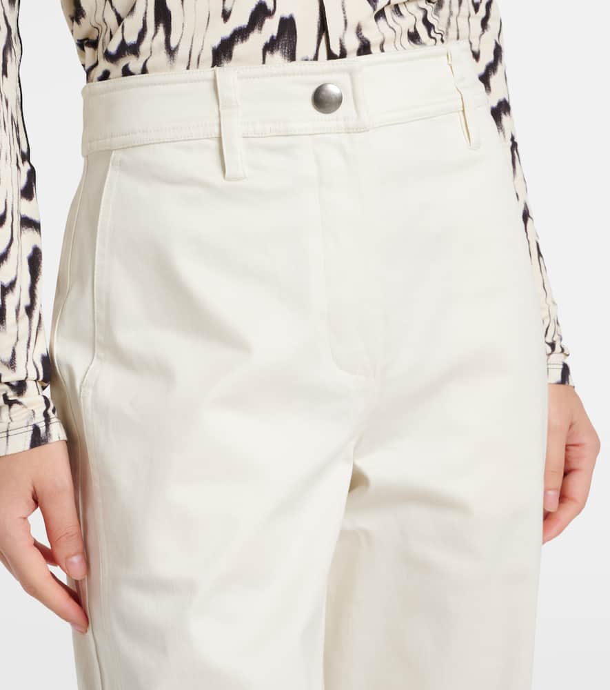 White Label Cait cotton-blend tapered pants